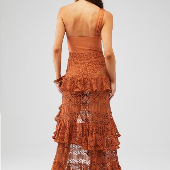 PatBO Elegant One-Shoulder Beach Dress - Picture 3 of 5